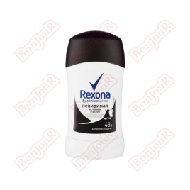 РЕКСОНА дез стик жен  Невидимый черн./белый