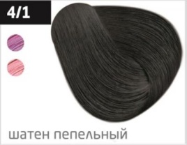 OLLIN Крем-кр д/в 100мл 4/1 шатен.пепельн.