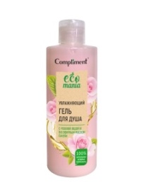 Compl Eco Гель д/душа увл.400мл Роз.вода/Пачули