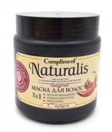 Компл. Naturalis Маска д/вол.500мл с перцем Против выпадения