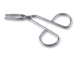 ELLIS/017 RP Пинцет-ножницы серебро