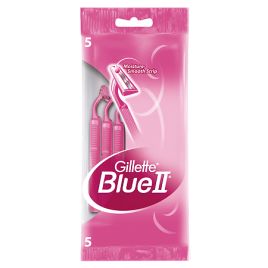 Жиллетт ст. BLUE II 5шт женск.