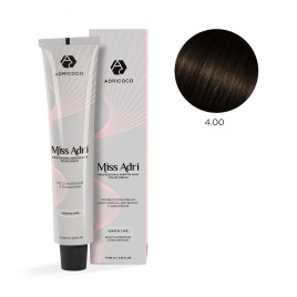 ADRICOCO Крем-краска д/вол Miss Adri 4.00 Коричневый интенсив. 100мл