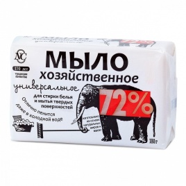 Мыло хоз. 72% универ. 180г