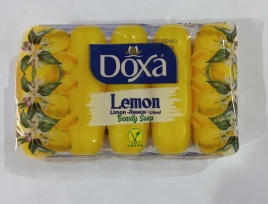 DOXA Мыло туалет.экопак 5х55г Лимон