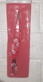 СС  С-572  Пинцет д/бровей ИГЛА красный