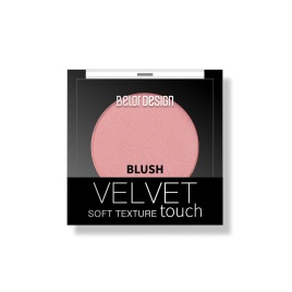 БЕЛ ДИЗ Румяна для лица Velvet Touch 3,6г (102) розово-персиковый
