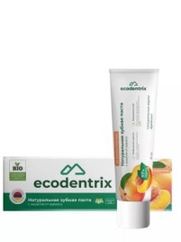 Ecodentrix BIO З/паста Защита от кариеса вкус персика 75мл