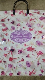 Пакет с пласт.ручк.больш.40*40 ФЛОВЕР (10)