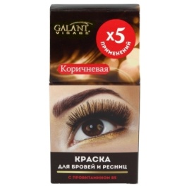 Galant Visage Краска д/бров/ресн.тон КОРИЧНЕВЫЙ
