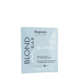 Kapous Проф.Порошок 30г Обесцвеч.антижелт.All teach BB №8