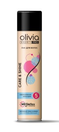 Olivia Expert PRO Лак 5 д/волос c/сильн.фикс 300мл  Care&Shine