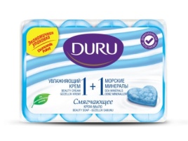 DURU т/мыло 1+1 4х80г Морской