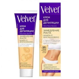 Вельвет деп.100мл замедл.рост волос.Фрукт.кислоты