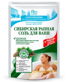 Соль д/ванн Сибирская Хвойная 500г+30