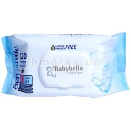 BABYBELLA Влажн.салфет. 120шт  Океан
