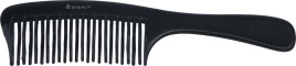 DEWAL CO-6832 Гребень Эконом 2-ой черный 20см