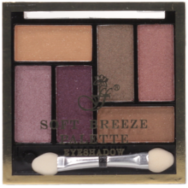 Ffleur  Тени д\век ЕР-06 6цв.№1 персик+фиолет+сирень+св.кор+лиловый+коричн.АКЦИЯ+