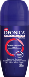 DEONICA Men Дез.рол.50мл  Антибакт.эффект