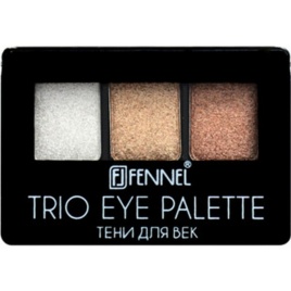 FL-2088 Тени д/век 3цв.№01 перл.бел,бледнопесочн,розов.кор