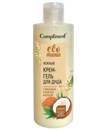Compl Eco Крем-гель д/душа 400мл Кокос.и Овсян.молочко