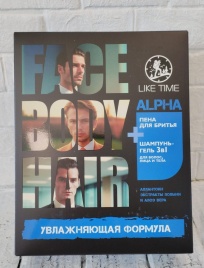 ПН муж.LIKE TIME ALPHA (ш-нь-гель 250+пена д/бр 180)