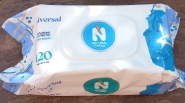 NATURAL FRESH Салф.влажн. (клапан) 120шт.Абстракт (универсал)