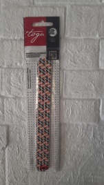 TOGU 2307 Пилка прямая 18см микс (100/180)