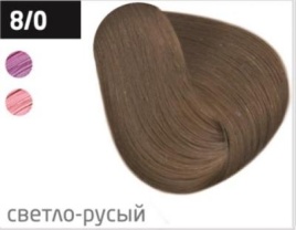 OLLIN Крем-кр д/в 100мл 8/0 св.русый 