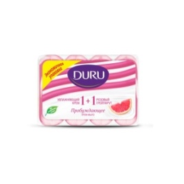 DURU т/мыло 1+1 4х80г Грейпфрут