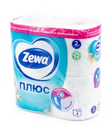 Туал.бум. 2сл. Zewa свежесть океана /4шт/