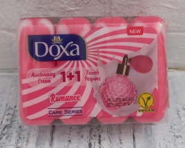 DOXA Мыло туалет.1+1 Care с увл.кремом 4х80г Romance