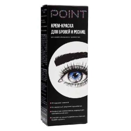 POINT Крем-краска д/бров/рес. Черный 50/30мл.