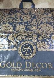 Пакет-петля 60х50 Голд Декор (25)