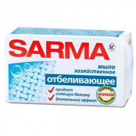 Мыло хоз. Сарма с отбел.эффек.140 г.
