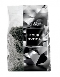 WL ITALWAX Воск горячий (пленочный) 1кг Мужской гранулы POUR HOMME