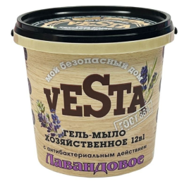 Веста Мыло-гель хоз.1000мл 88% Лавандовое
