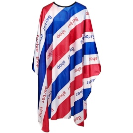 HAR 10873 В Накидка парикмах 140*160 .полосы