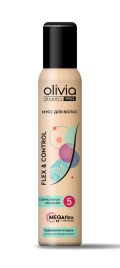Olivia Expert PRO Мусс 5 д/волос c/сильн.фикс.150мл  Flex&Control