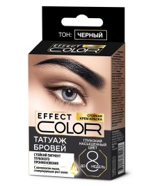 .EffectColor ТАТУАЖ Кр-кр д/бров.Черный
