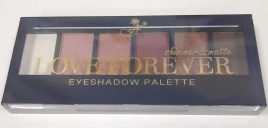 .Ffleur Тени д/век Е-165  № 3  бел,т роз,кр зол,бордо,бронз,т кор.