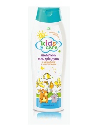 IRIS 3+ C.Kids Ш-нь-гель дет.2в1 400мл Календула/Чистотел