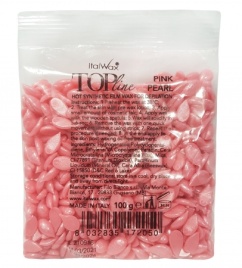 WL Top Formula Воск горячий (пленочный) 100г Розовый жемчуг гранулы