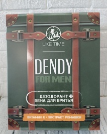 ПН муж.LIKE TIME DENDY (дез.150+пена д/бр 180)