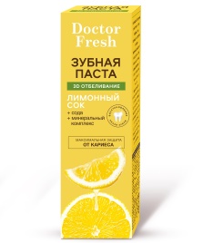 З/паста Doctor Fresh 75мл 3D отбел. Лимонн.сок