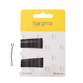 HAR 10532-15B Невидимки волна черные 40мм 250г