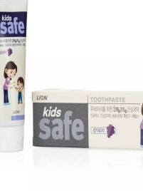 LION Паста зубная дет. со вкусом винограда "Kids safe" 90г