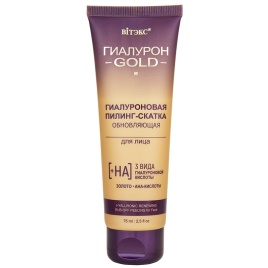 Вит ГИАЛУРОН GOLD Пилинг-скатка д/обновл.лица.75мл.