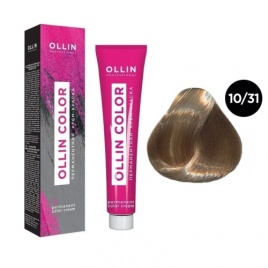 OLLIN Крем-кр д/в 100мл 10/31 св.блонд золот-пепел