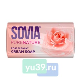 SOVIA  Мыло туалетное 140г Rose Elegant